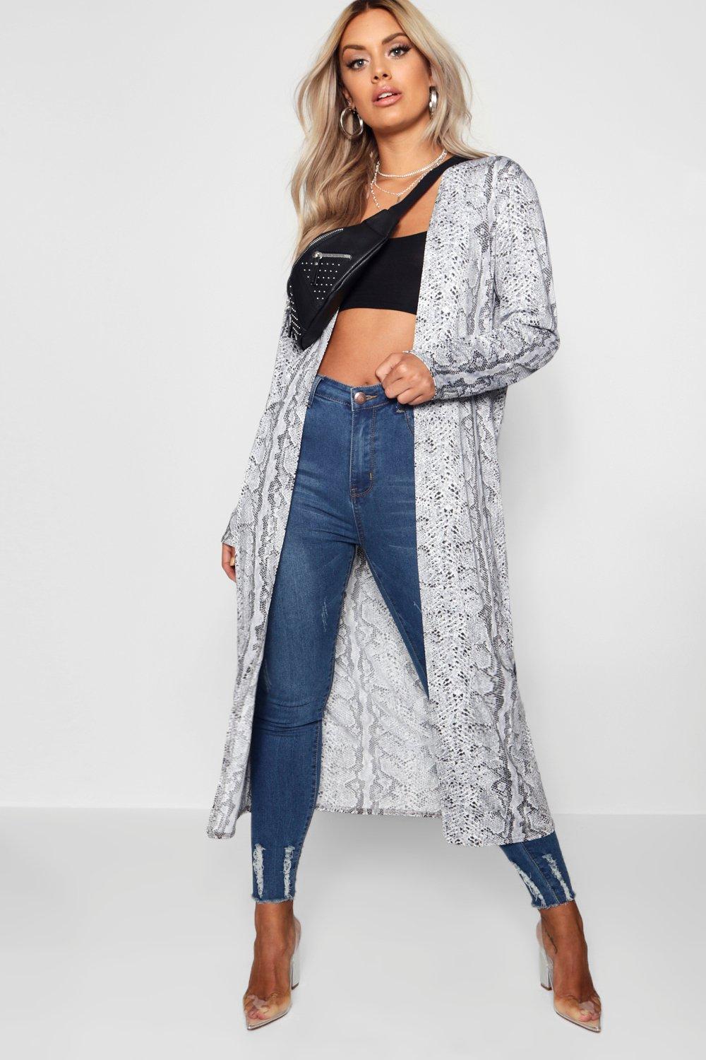 boohoo plus size kimono