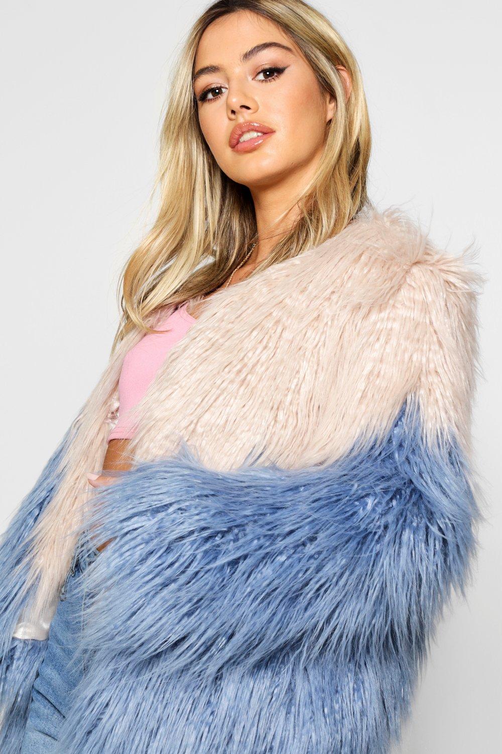 Boohoo mongolian fur clearance coat