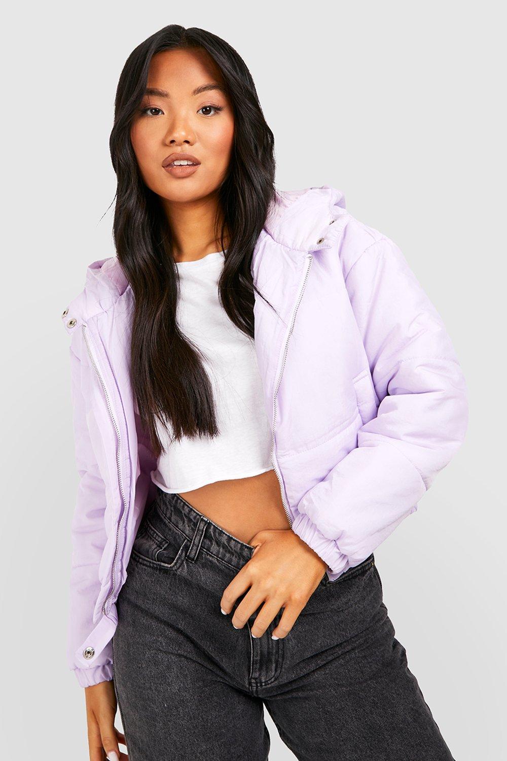 Petite purple clearance coat