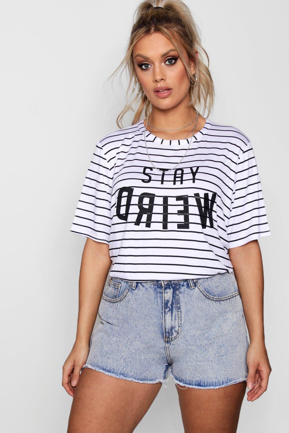 boohoo plus shirts