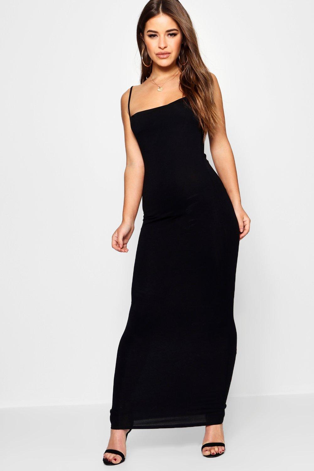 thin strap maxi dress