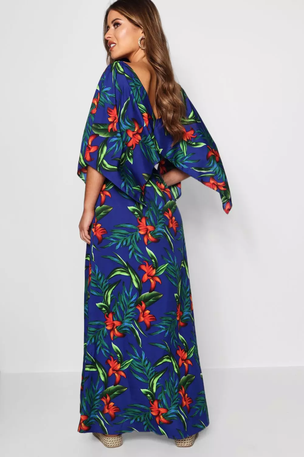 Petite kimono maxi dress hotsell