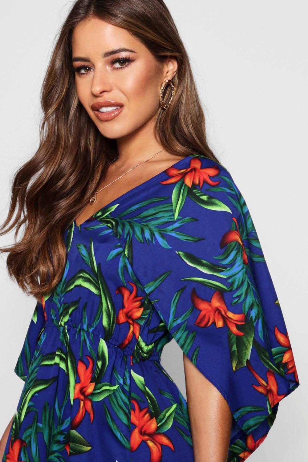 Petite hawaiian maxi dress best sale