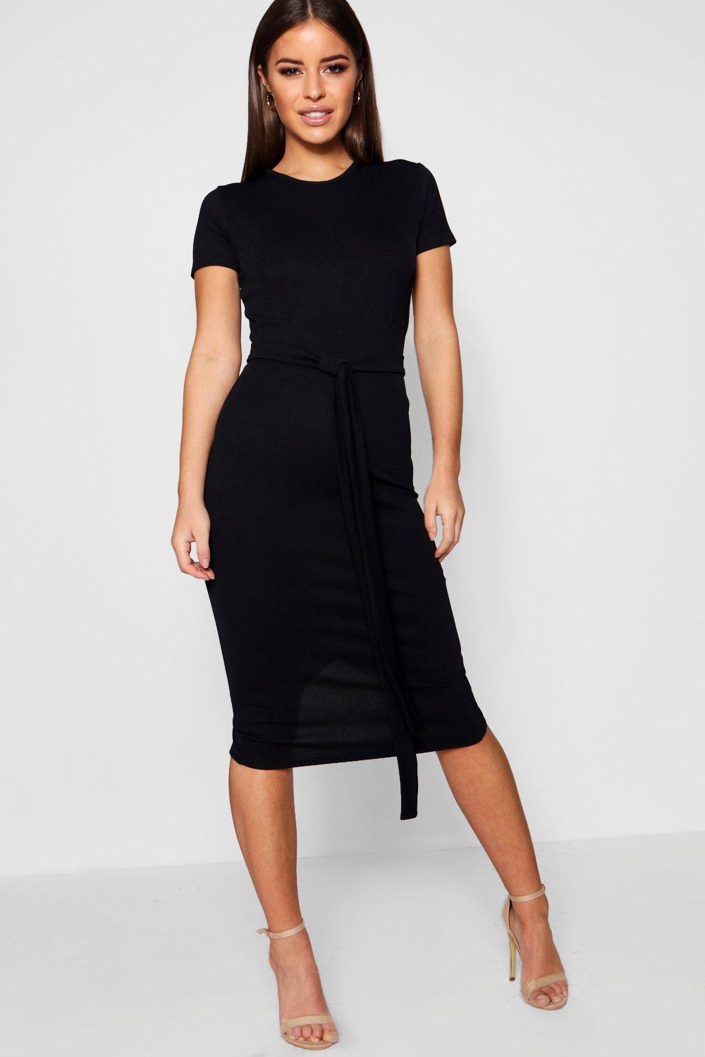 tailored midi dress