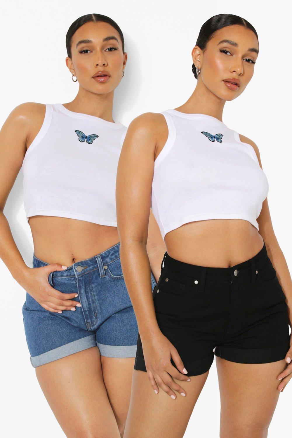 High Waisted Shorts Fur Damen Boohoo De