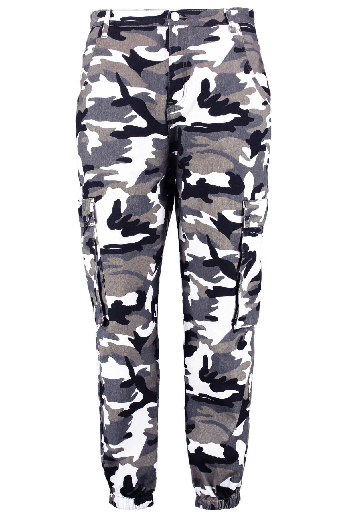 snow camo cargo pants