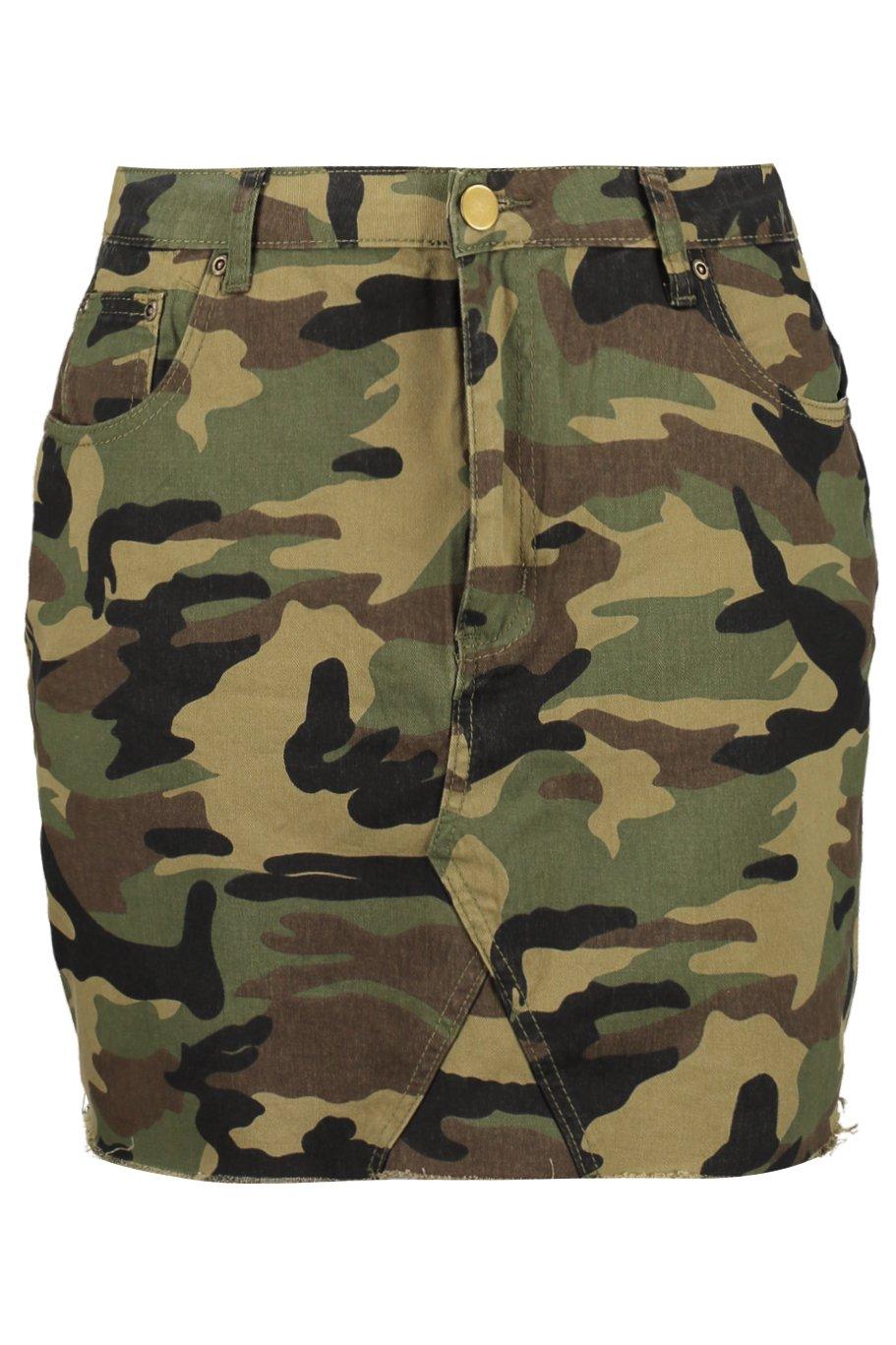 Camouflage skirt boohoo best sale