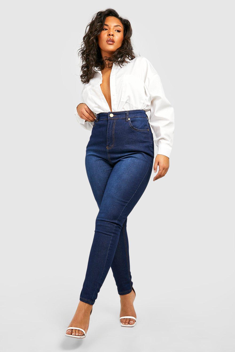 Jeans femme taille haute slim grande taille hotsell