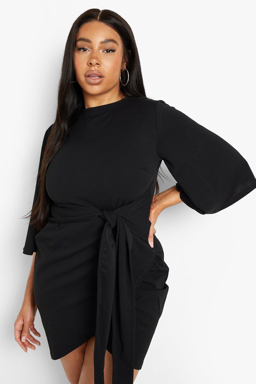 boohoo plus size kimono