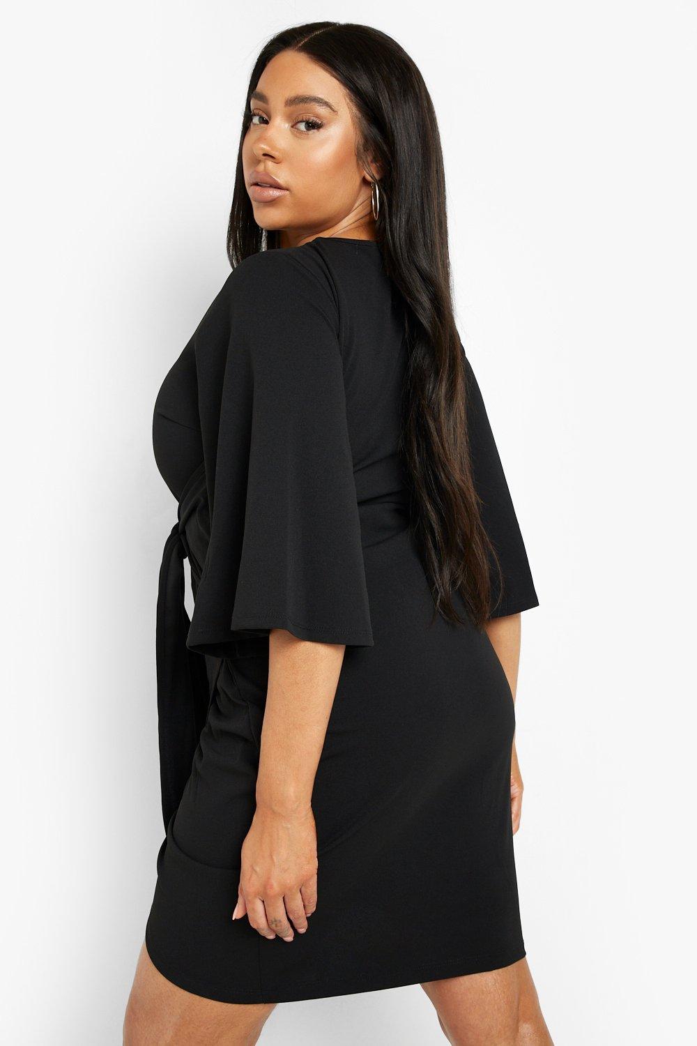 boohoo plus size kimono