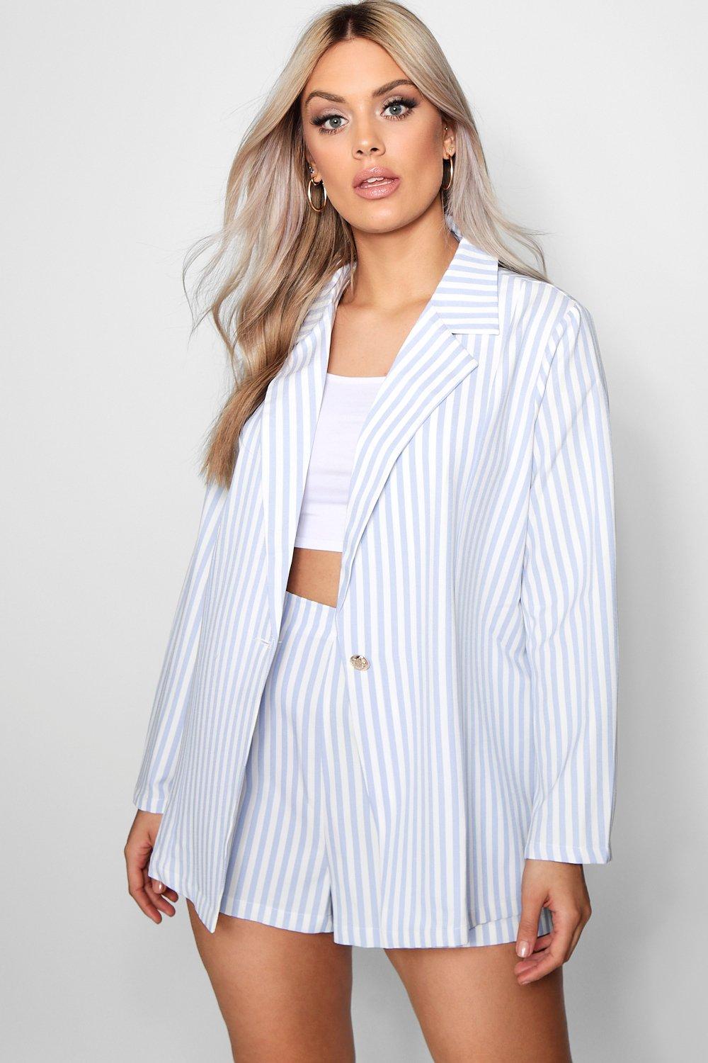 white blazer co ord set