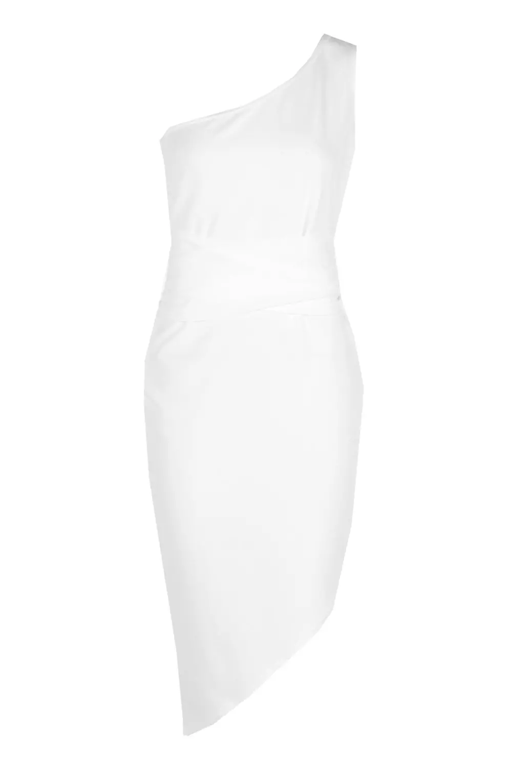 Petite one shoulder 2024 asymmetric bodycon dress