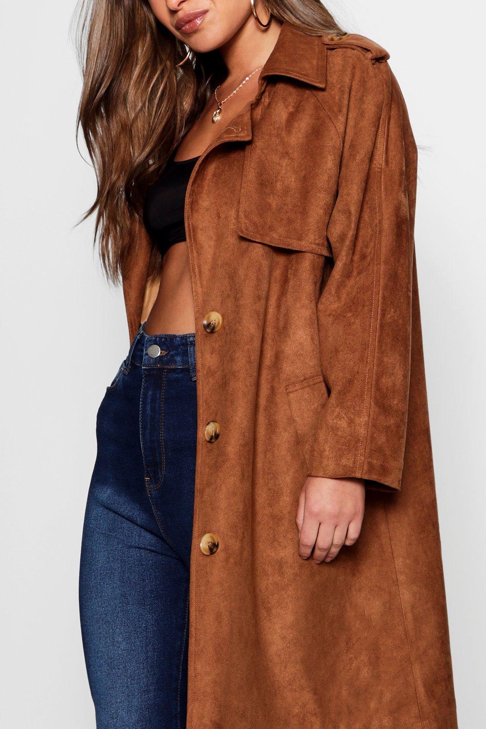 tan trench coat petite