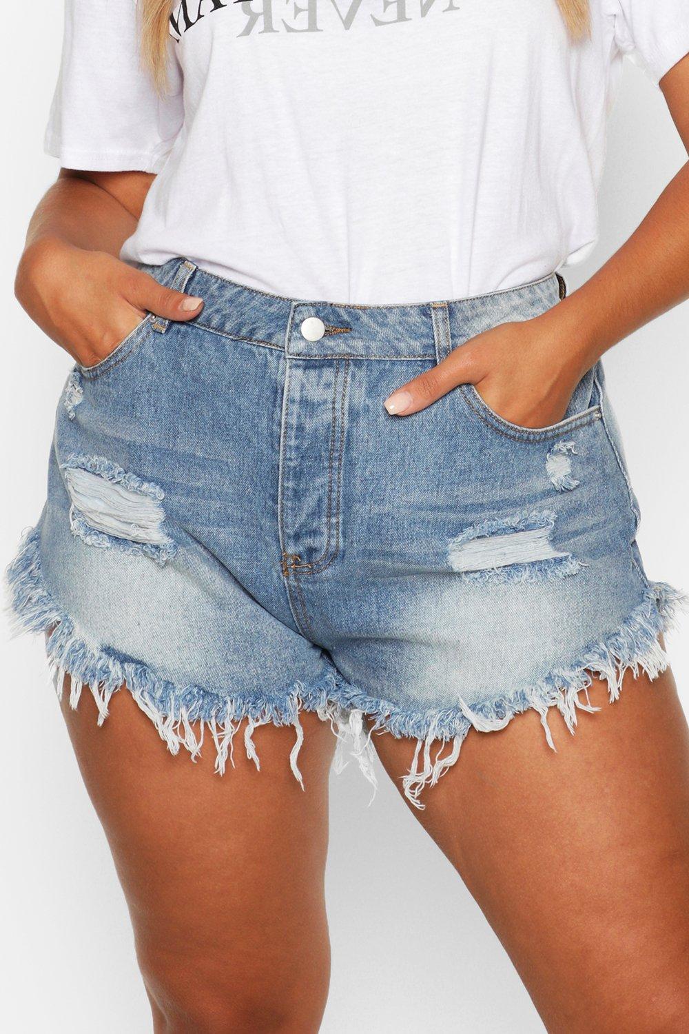 Cheeky denim sale cutoff shorts