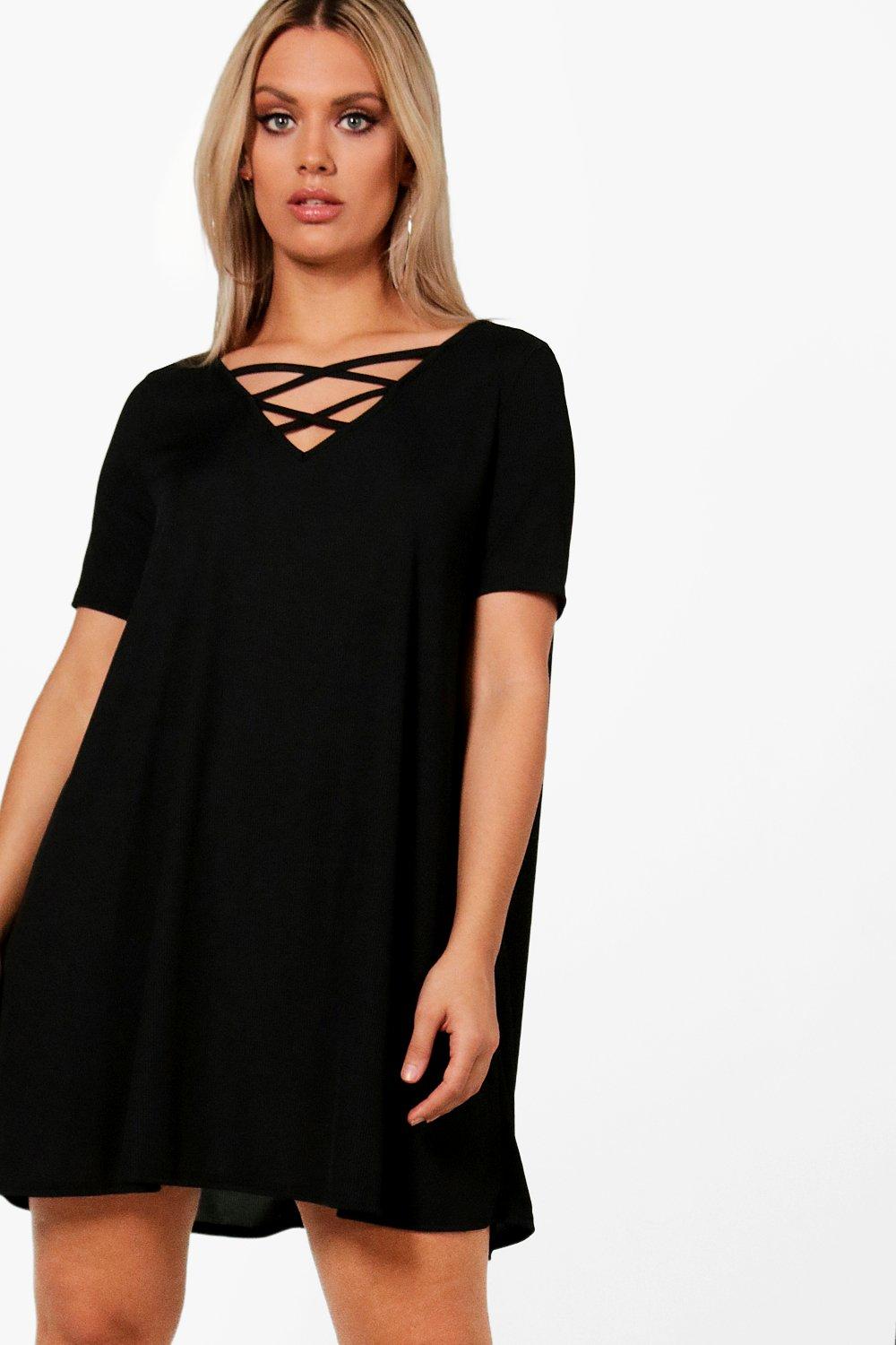 Boohoo swing clearance dress