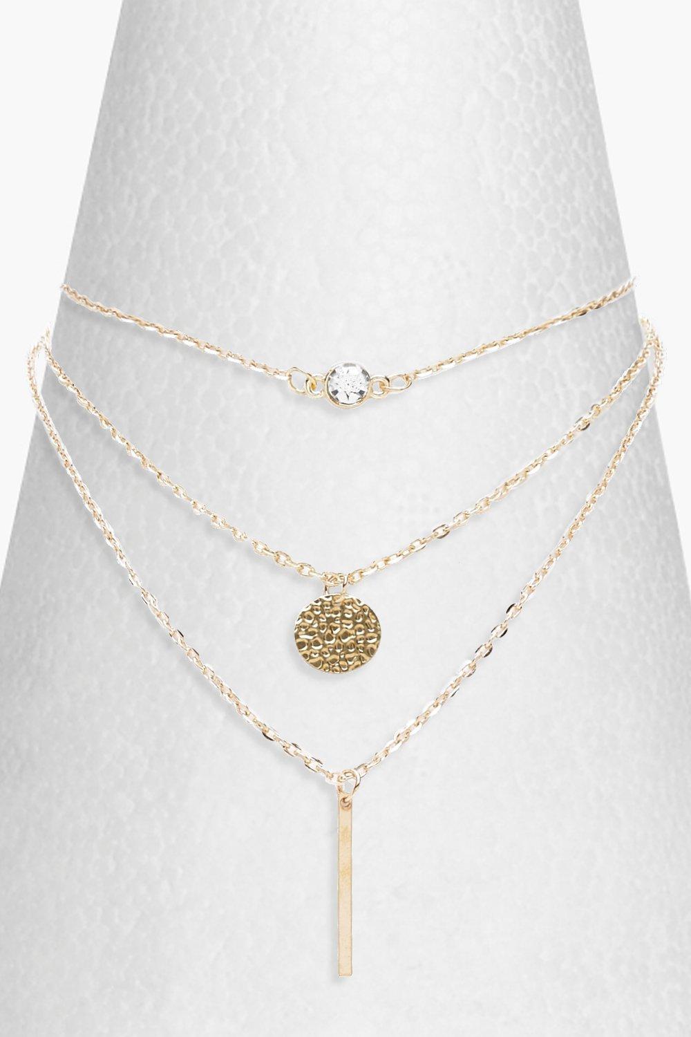 Plus Tiered Choker Necklace boohoo