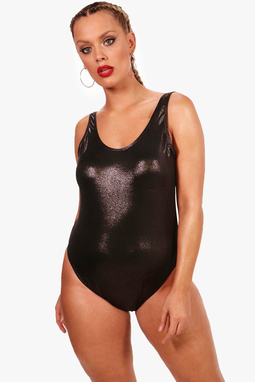 Boohoo black best sale swimming costume