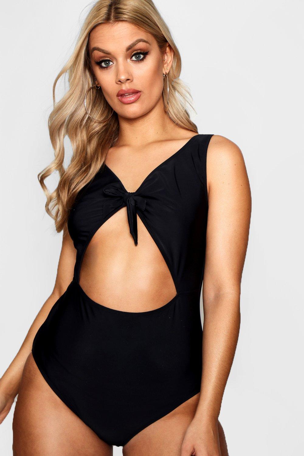 boohoo plus swimsuit