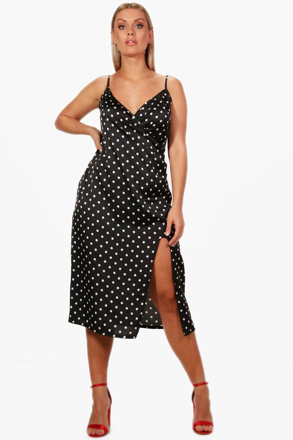 silky wrap dress