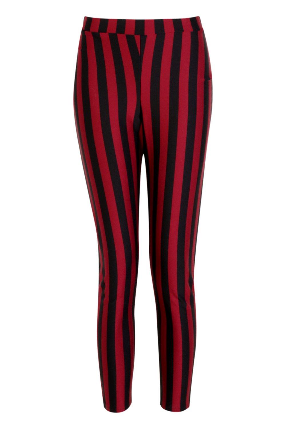 Petite pinstripe shop cigarette trousers