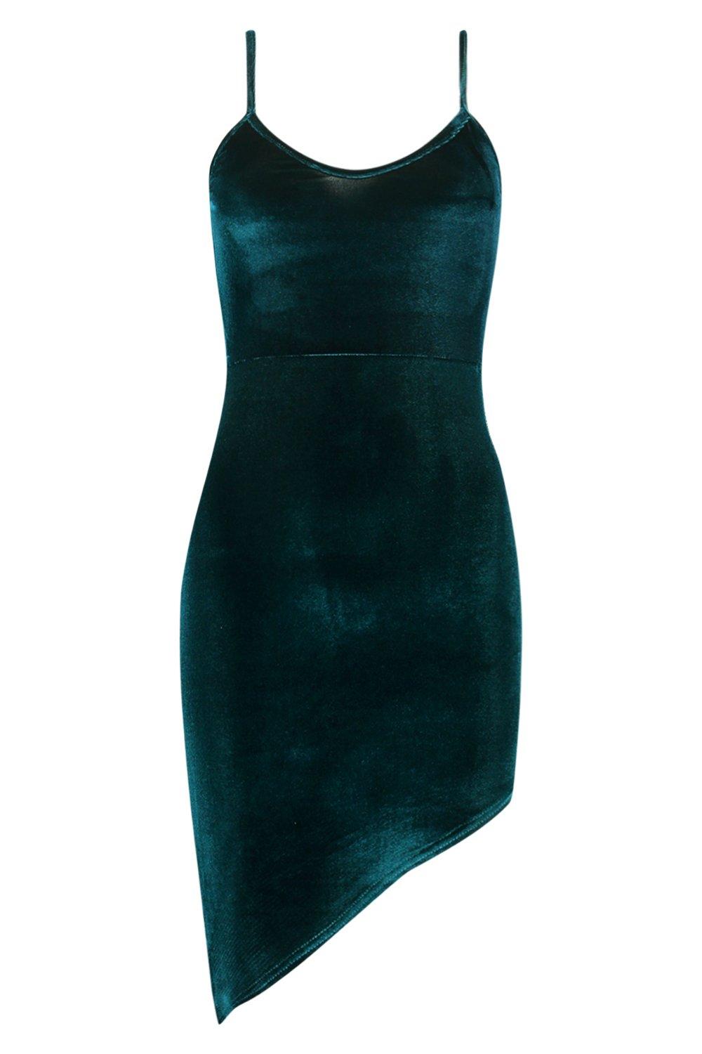 velvet strappy dress