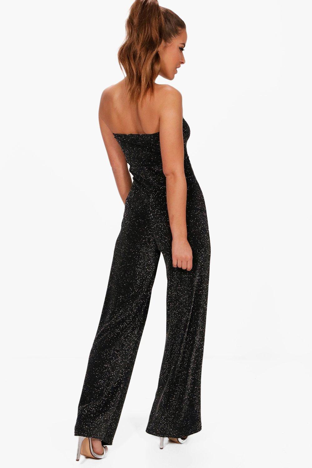 boohoo sparkle jumpsuit