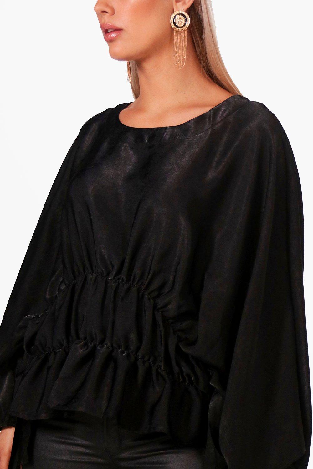 boohoo batwing top