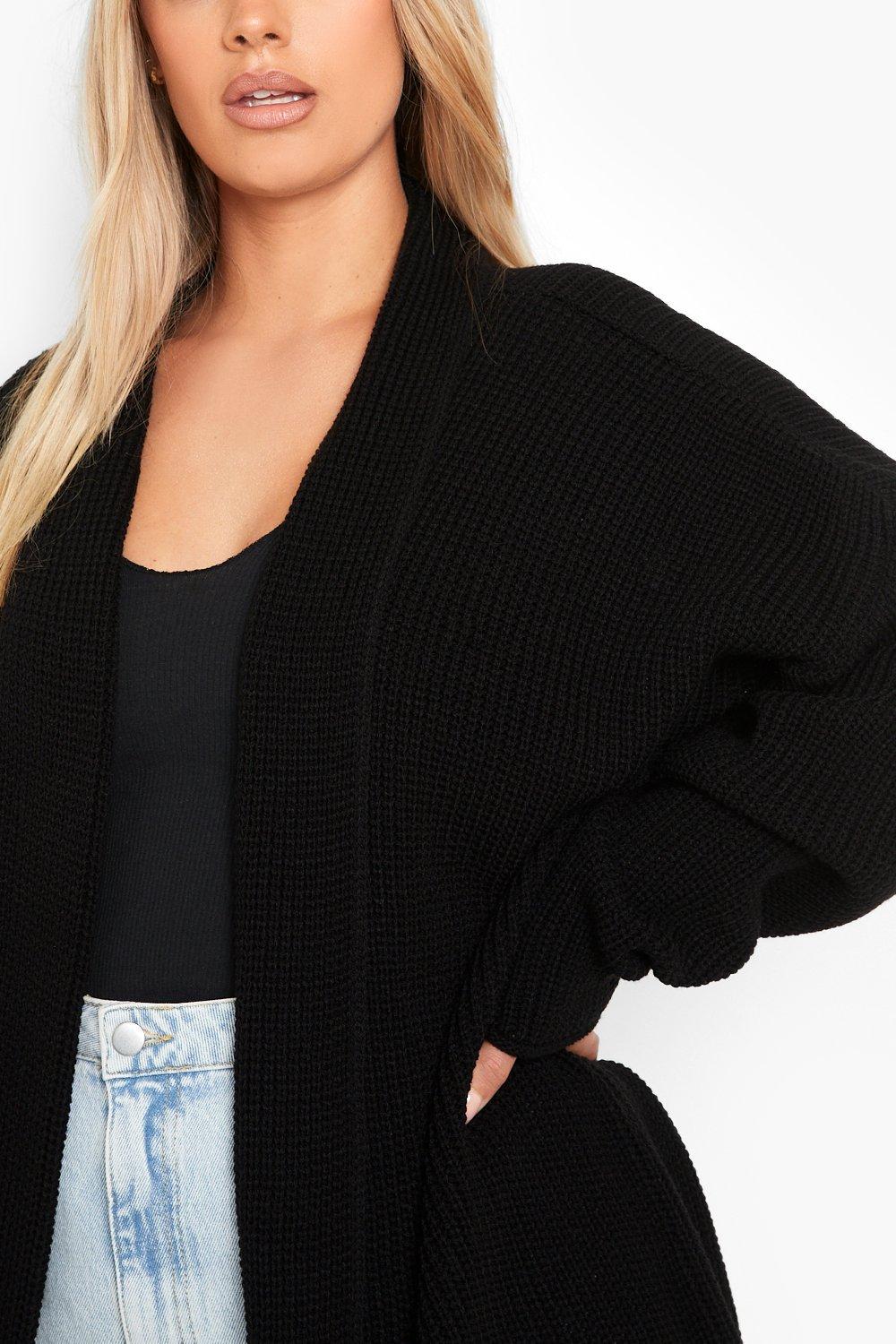 Thick deals black cardigan