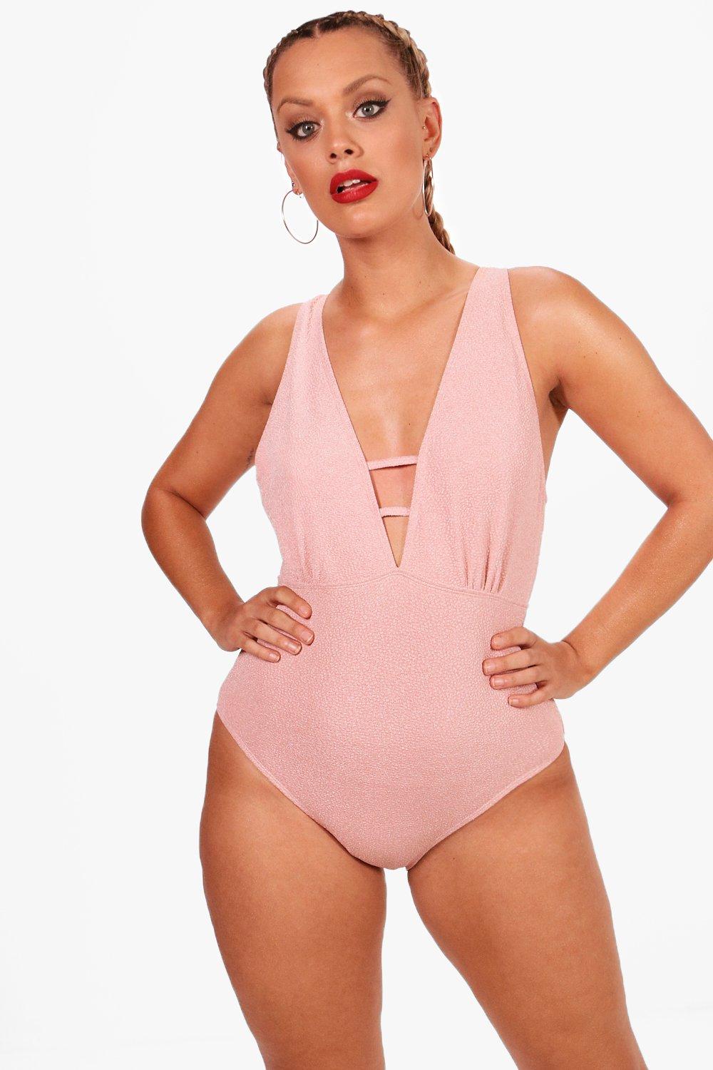 boohoo curve swimwear