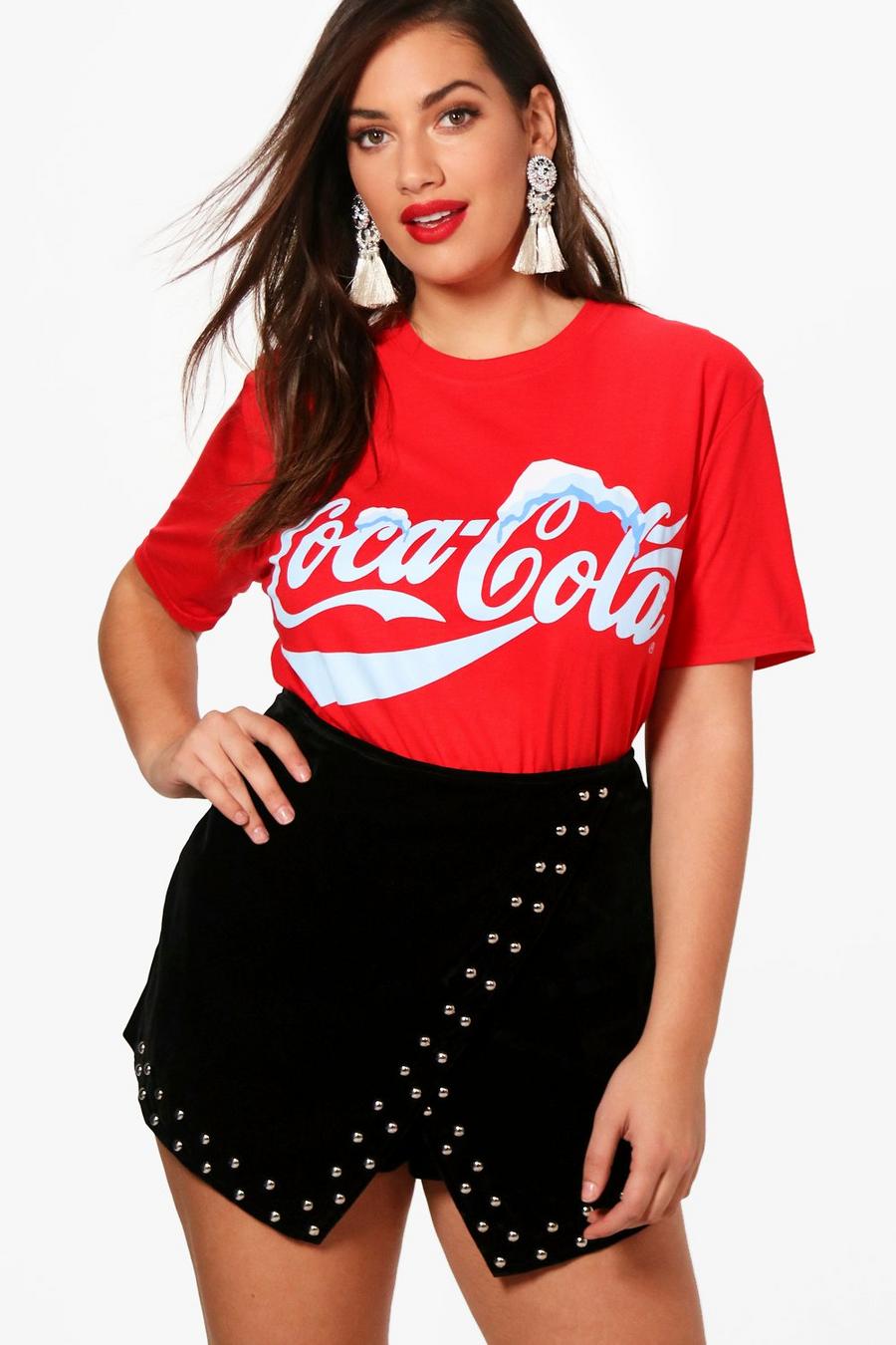 Plus Georgia Coca Cola-Shirt mit Slogan T-Shirt image number 1
