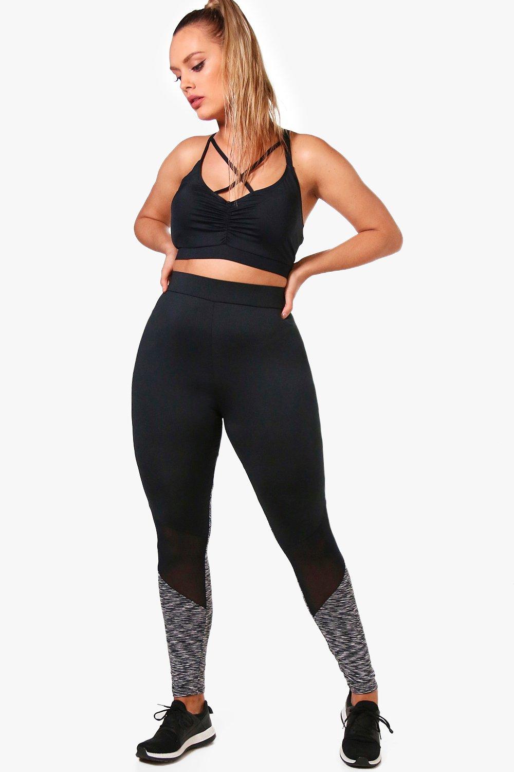 boohoo plus size leggings