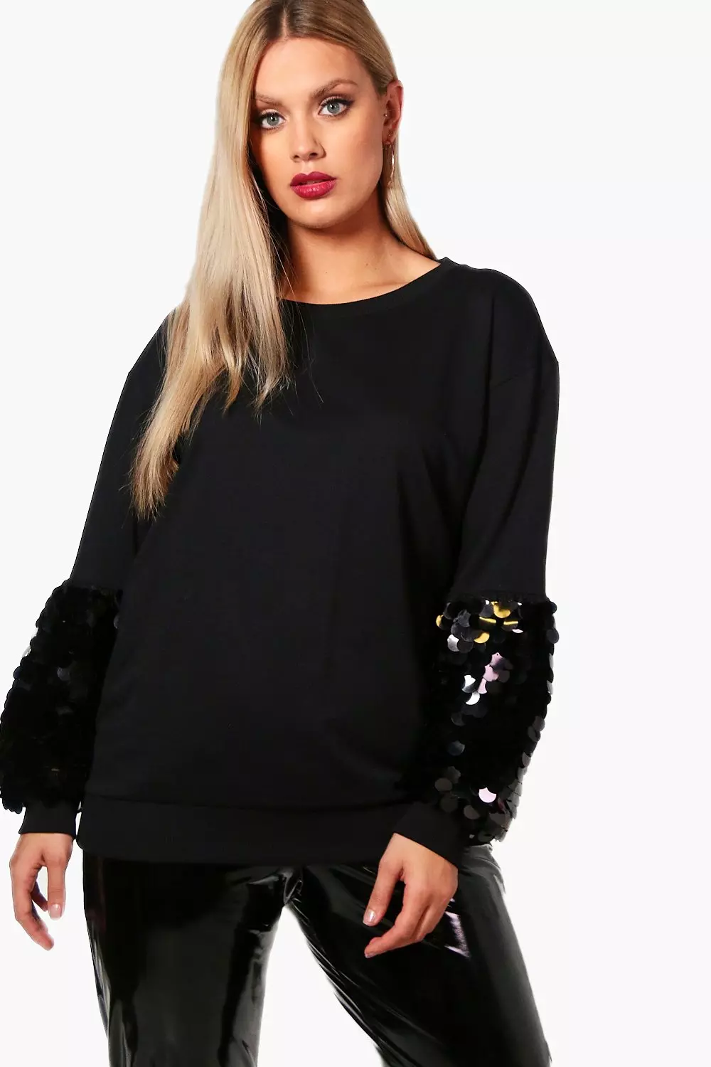 Oversized hot sale sequin jumper