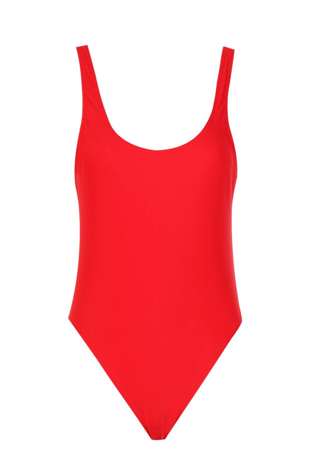 Boohoo cheap red swimsuit