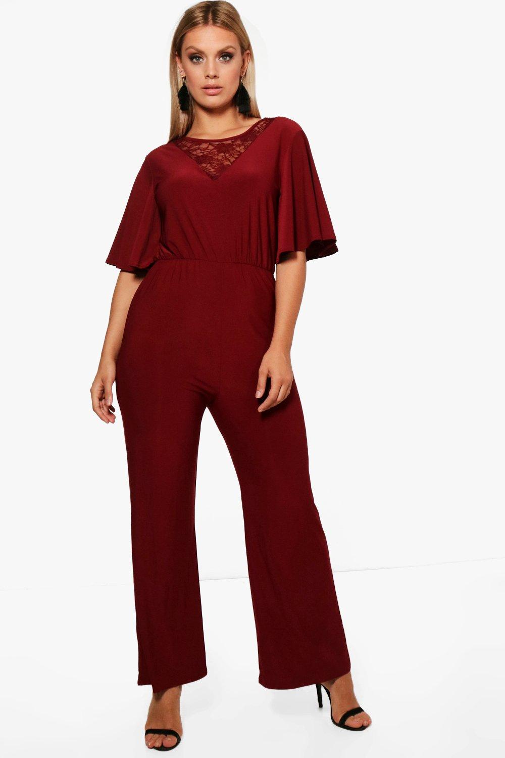 lace jumpsuit boohoo