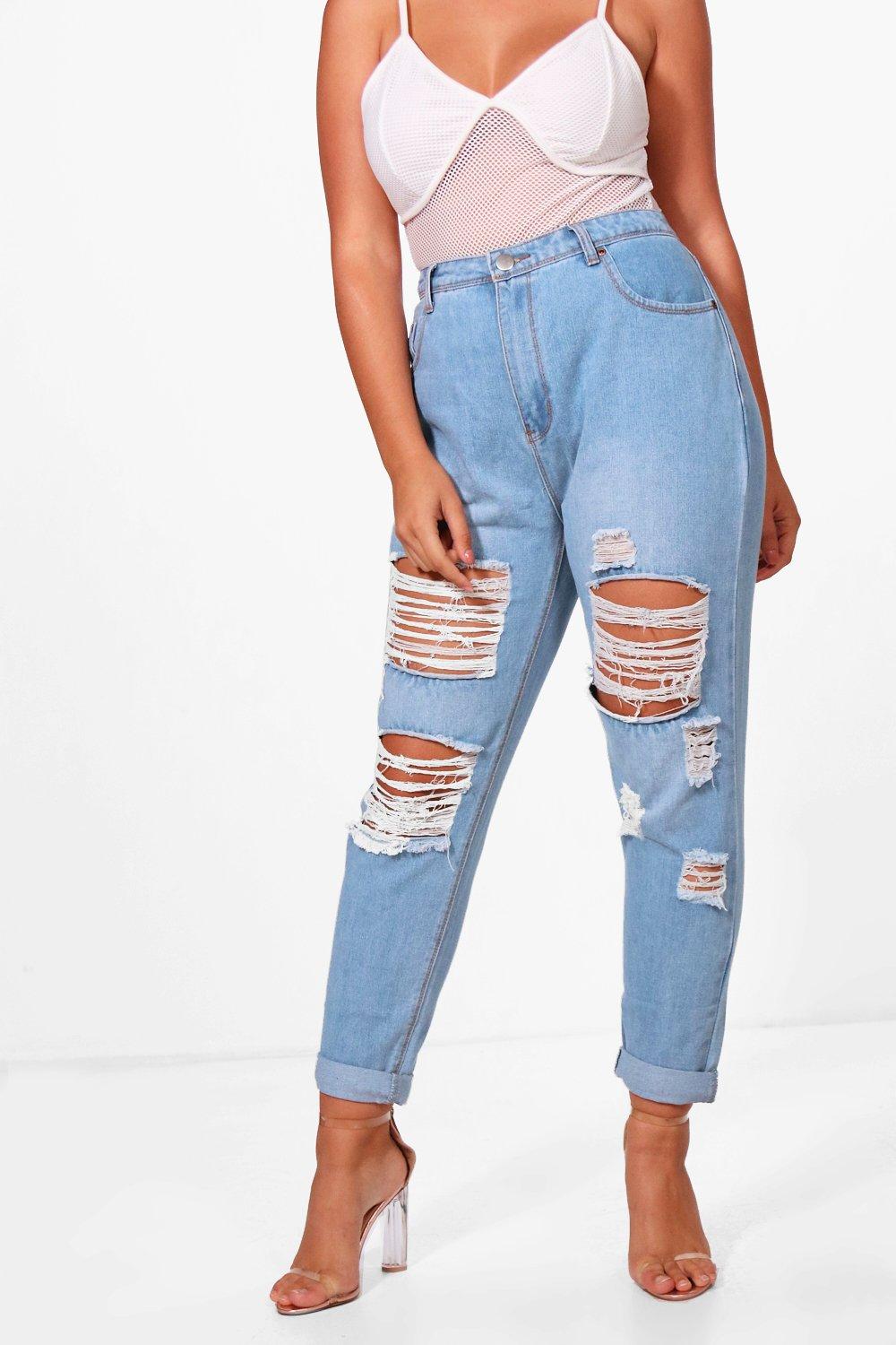 Ripped jeans size sales 4