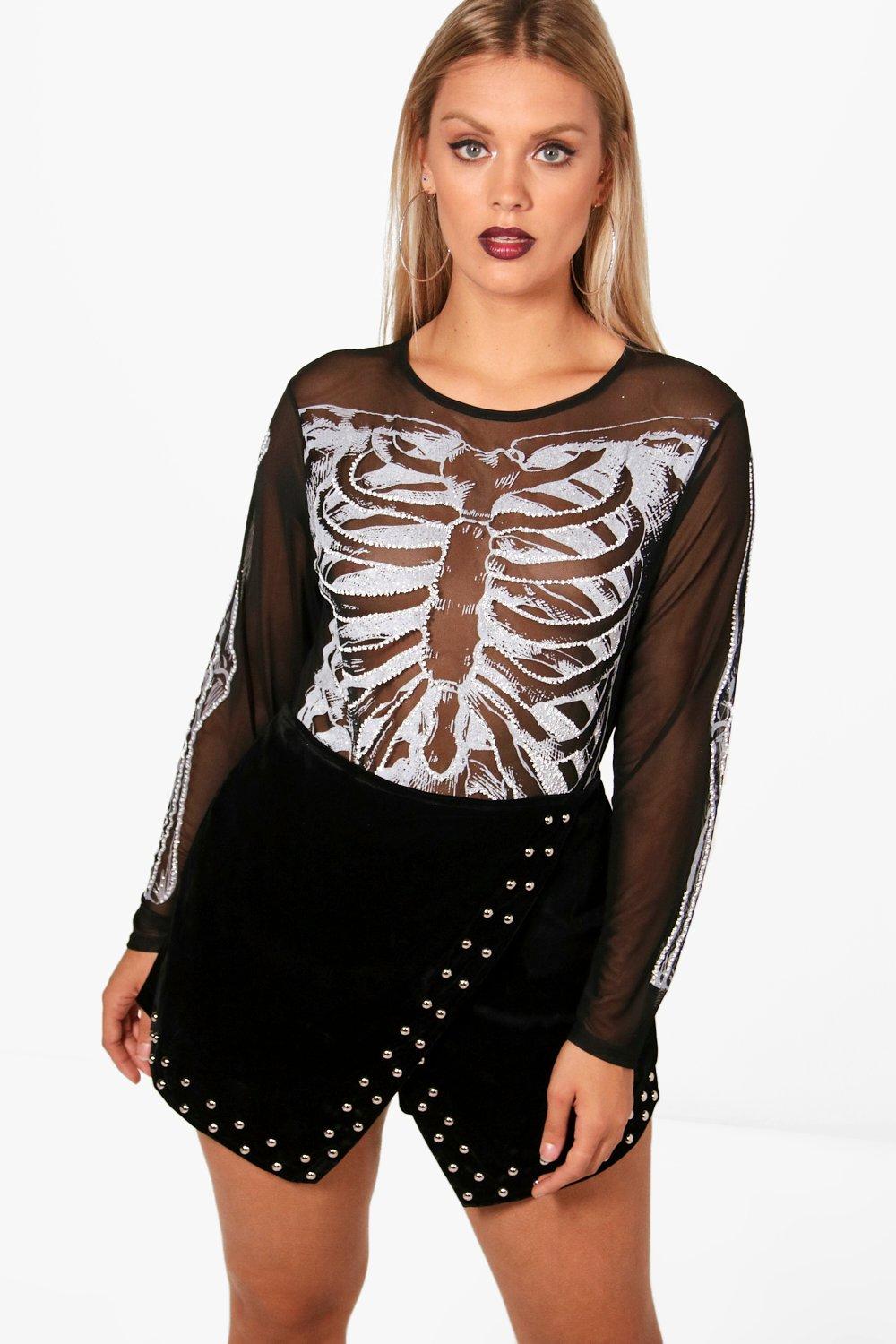 Mesh store skeleton bodysuit