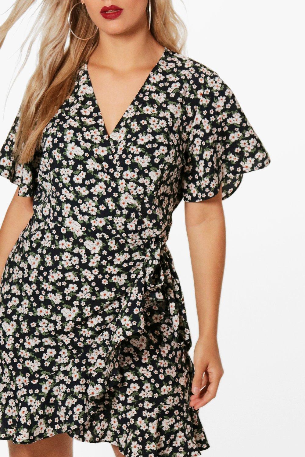 Mia top wrap dress