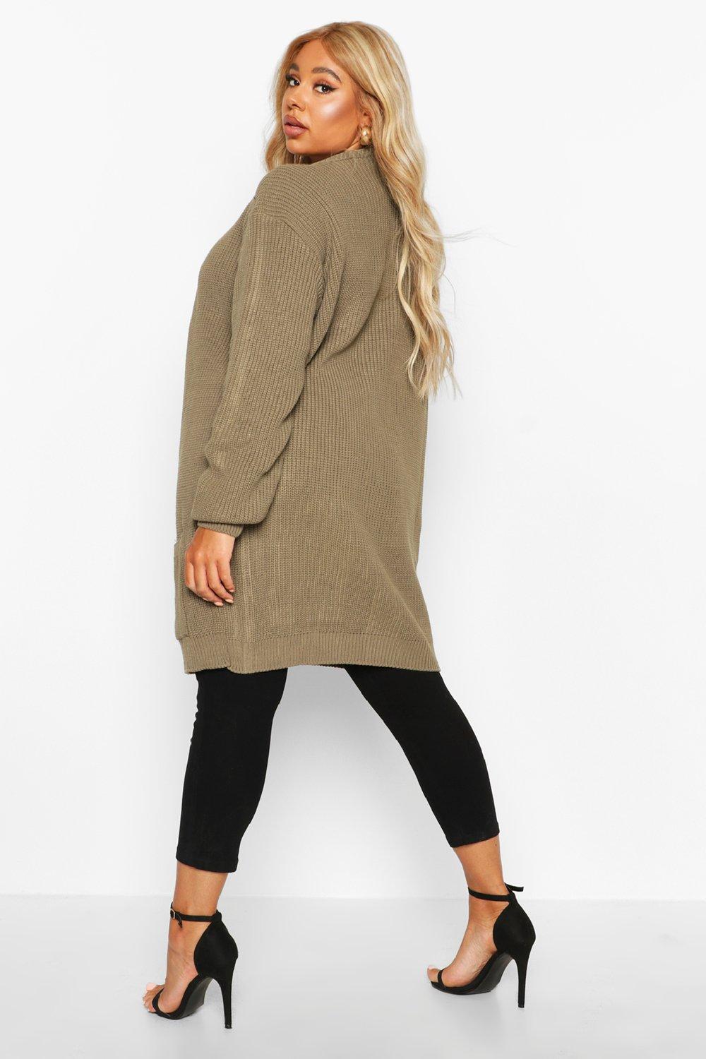 Plus size outlet cardigans boohoo