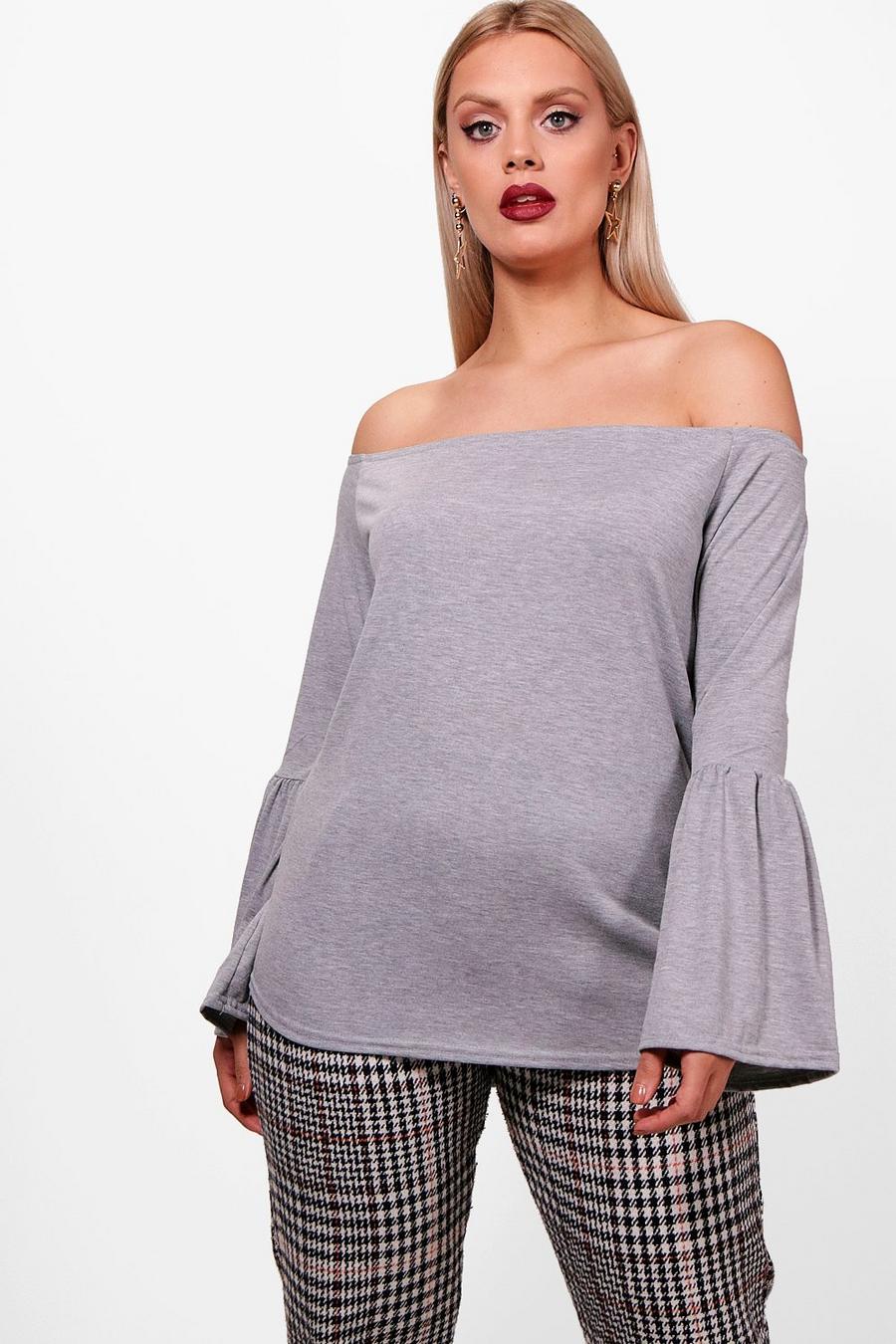Plus Off The Shoulder Tunic Top image number 1