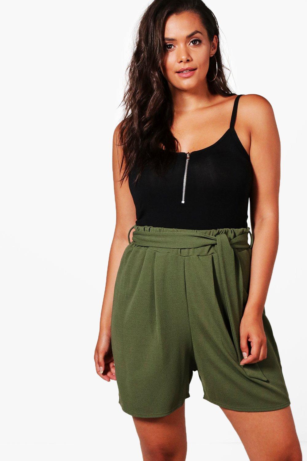 boohoo curve shorts