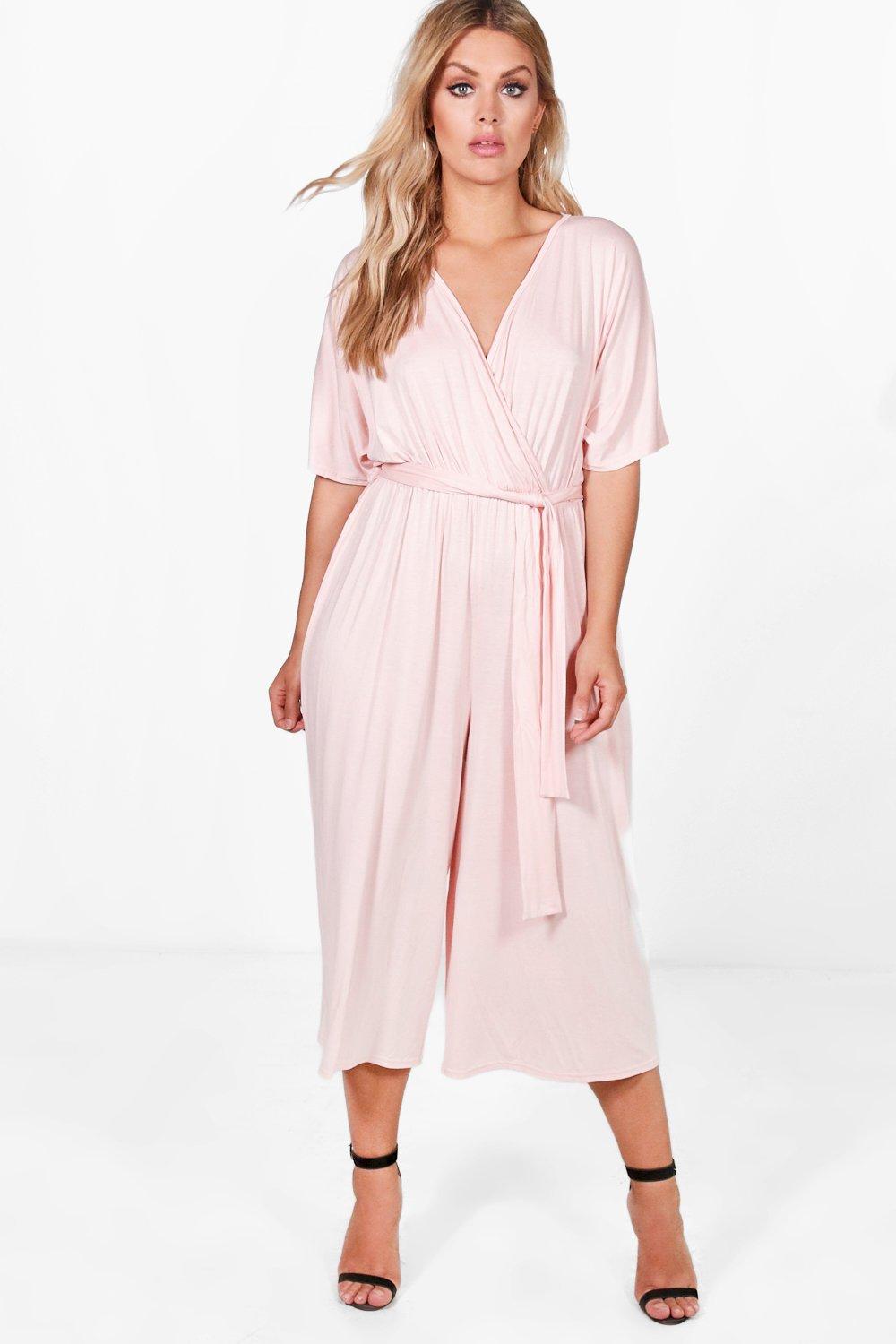 boohoo wrap jumpsuit