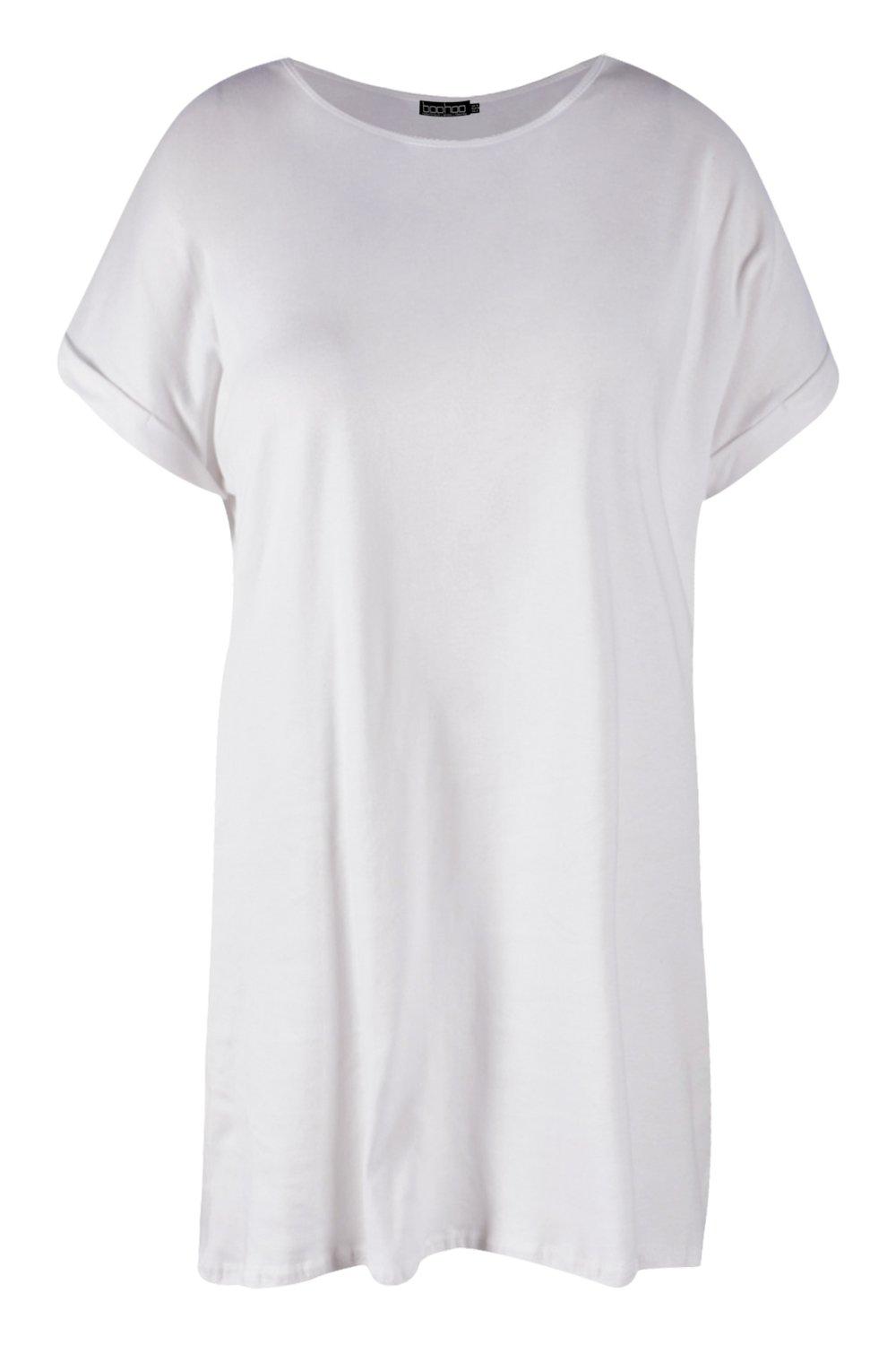 boohoo plus size t shirt dress