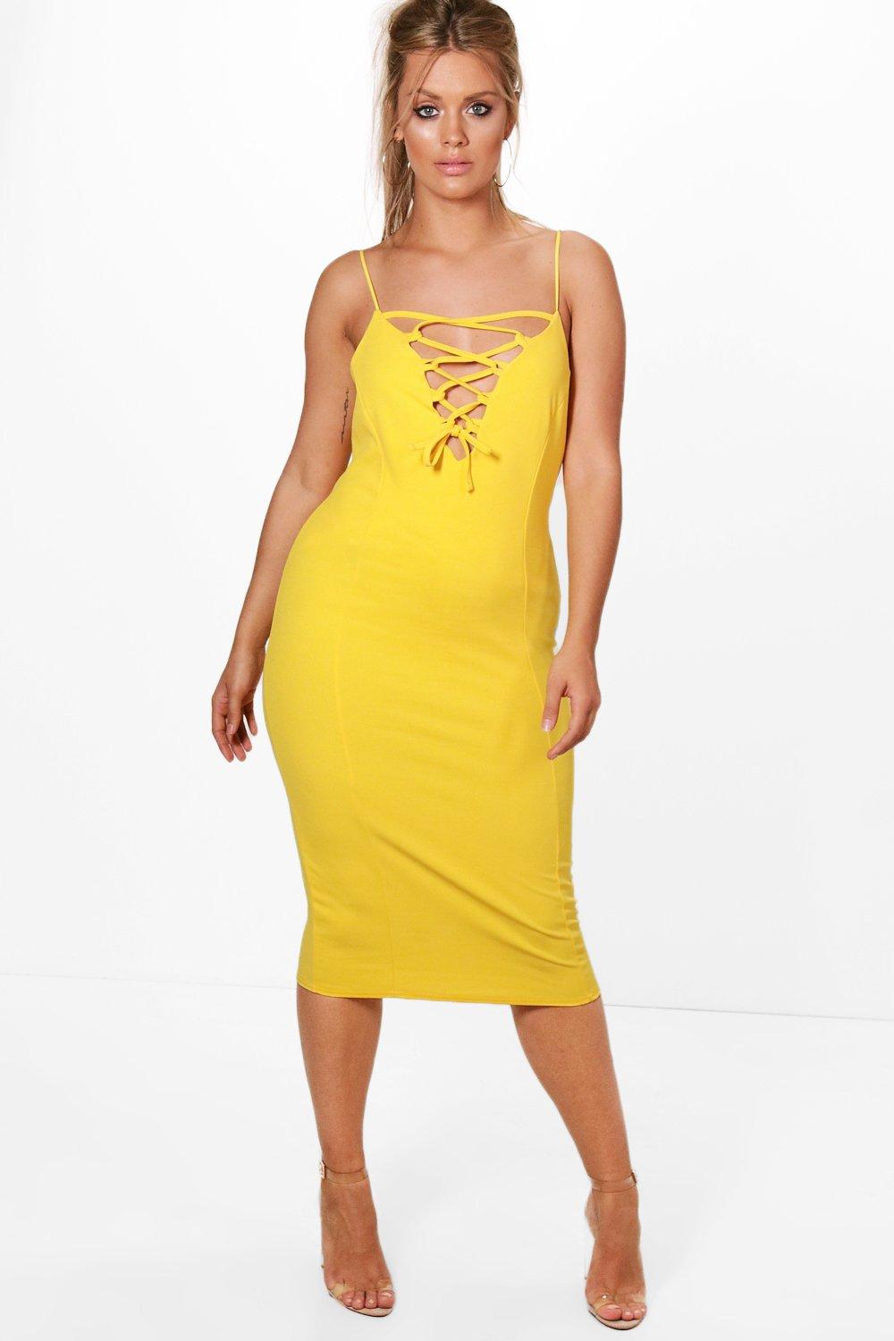 yellow going out dress