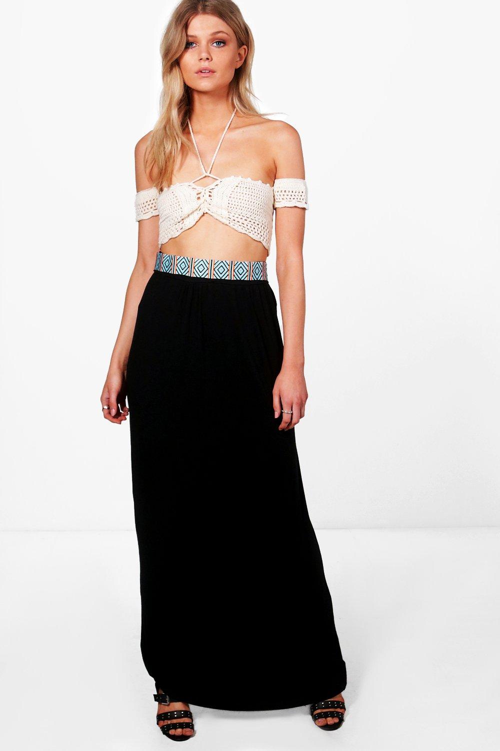 boohoo petite maxi skirt