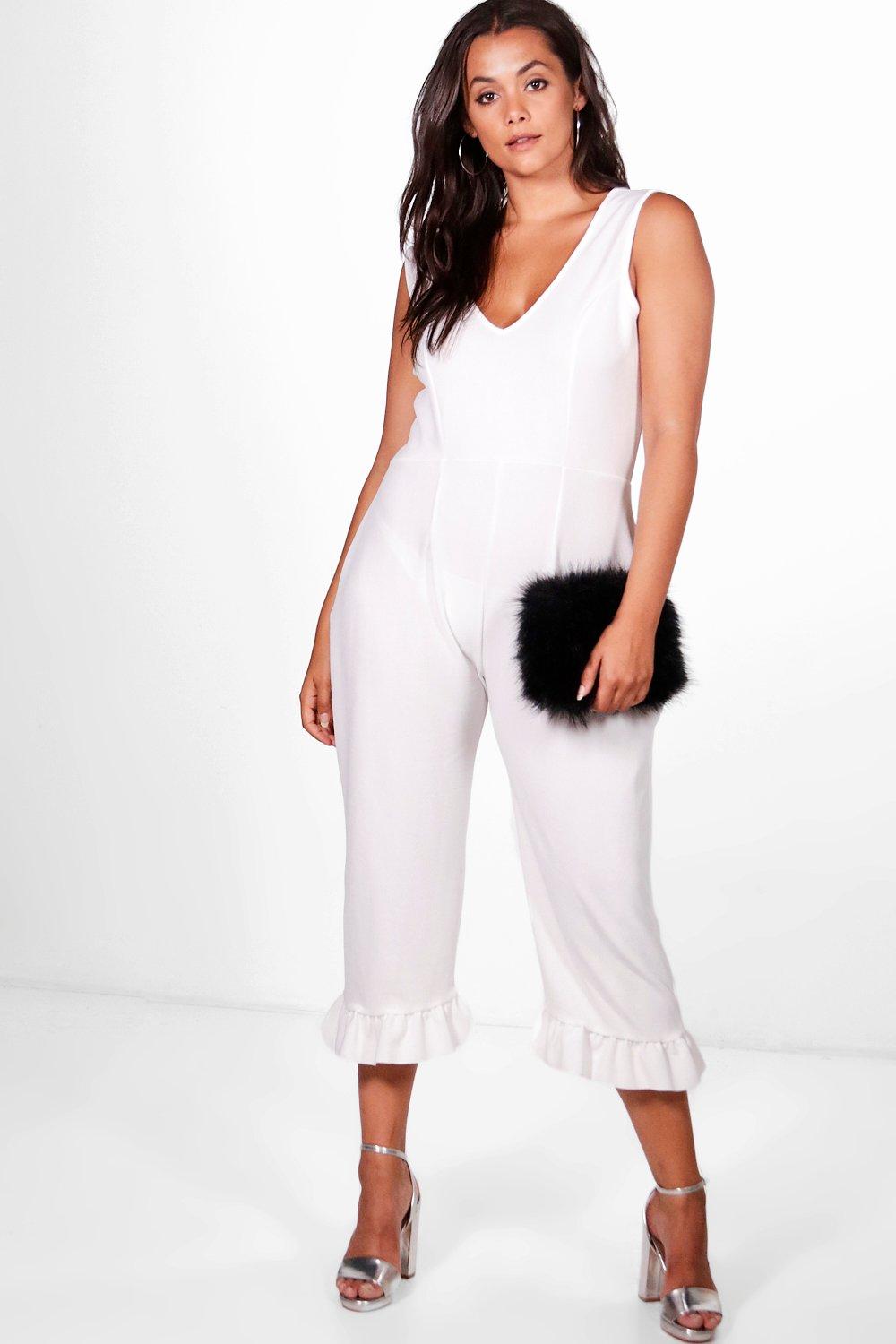 boohoo curve jumpsuit