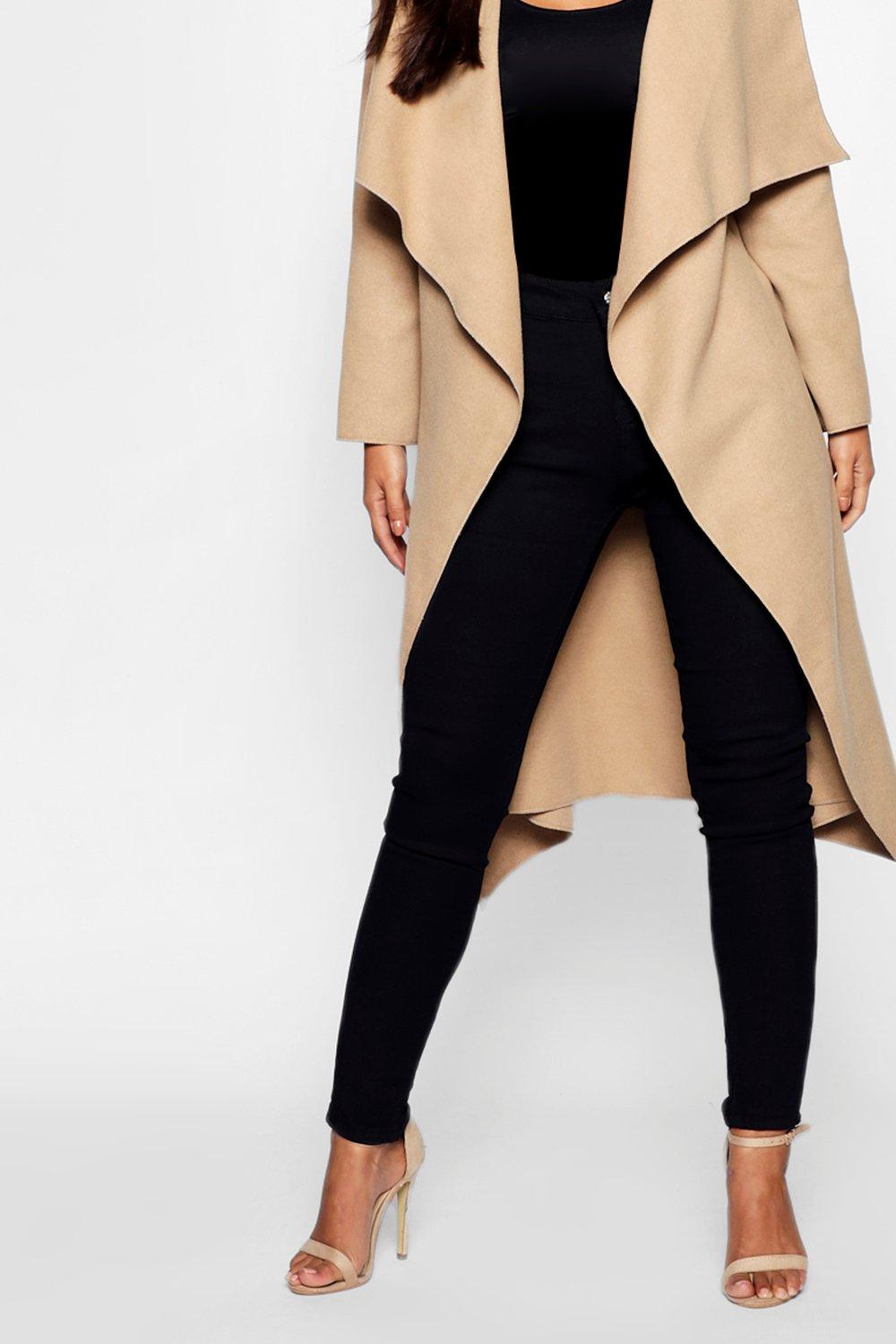 Camel best sale waterfall coat