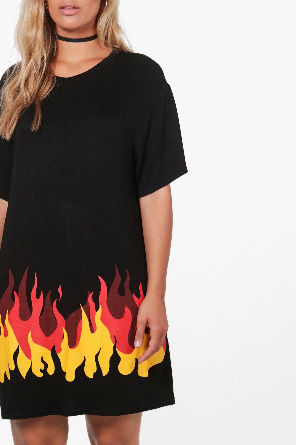 Flame t hot sale shirt dress