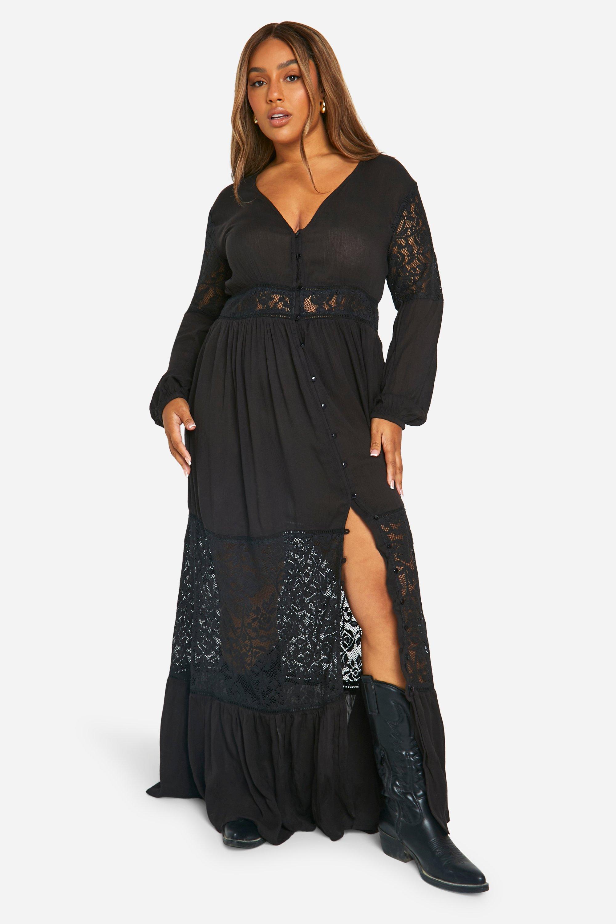 plus size maxi dresses boohoo