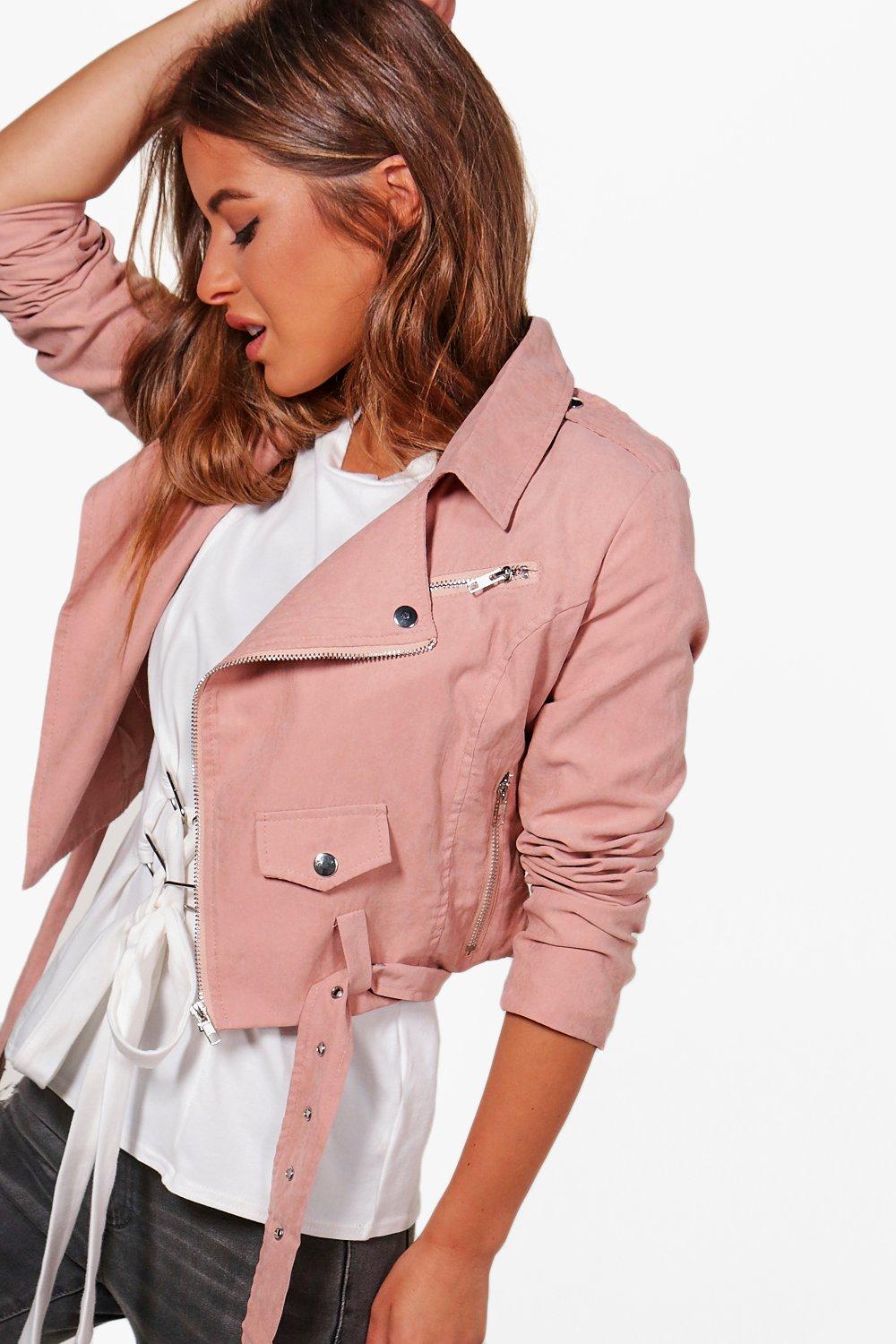 Missguided suede outlet biker jacket