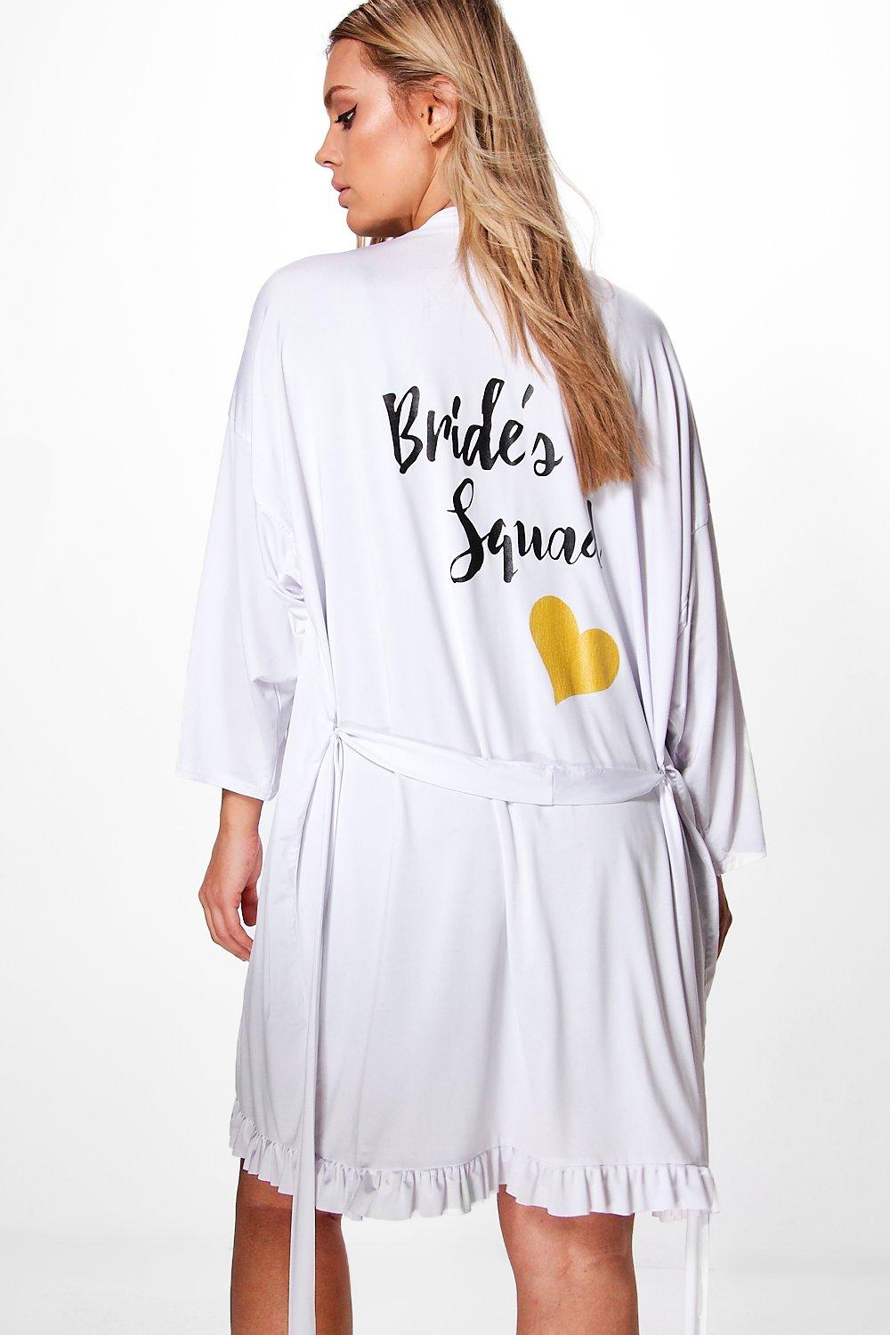 boohoo bridal robes
